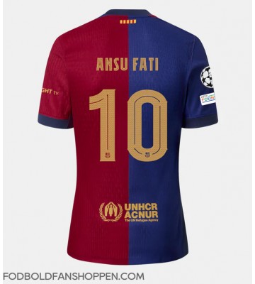 Barcelona Ansu Fati #10 Hjemmebanetrøje 2024-25 Kortærmet